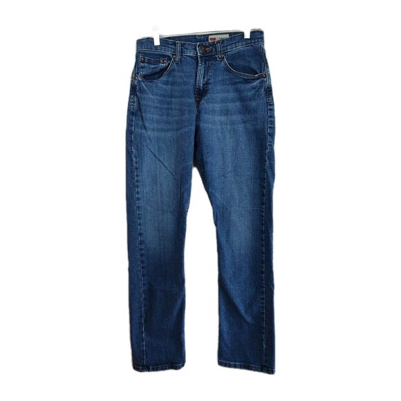 🔥🔥🔥Wrangler Men's Jeans, Size 28 x 30, Straight Leg, Medium Blue VGC 🔥🔥🔥 - Picture 1 of 8